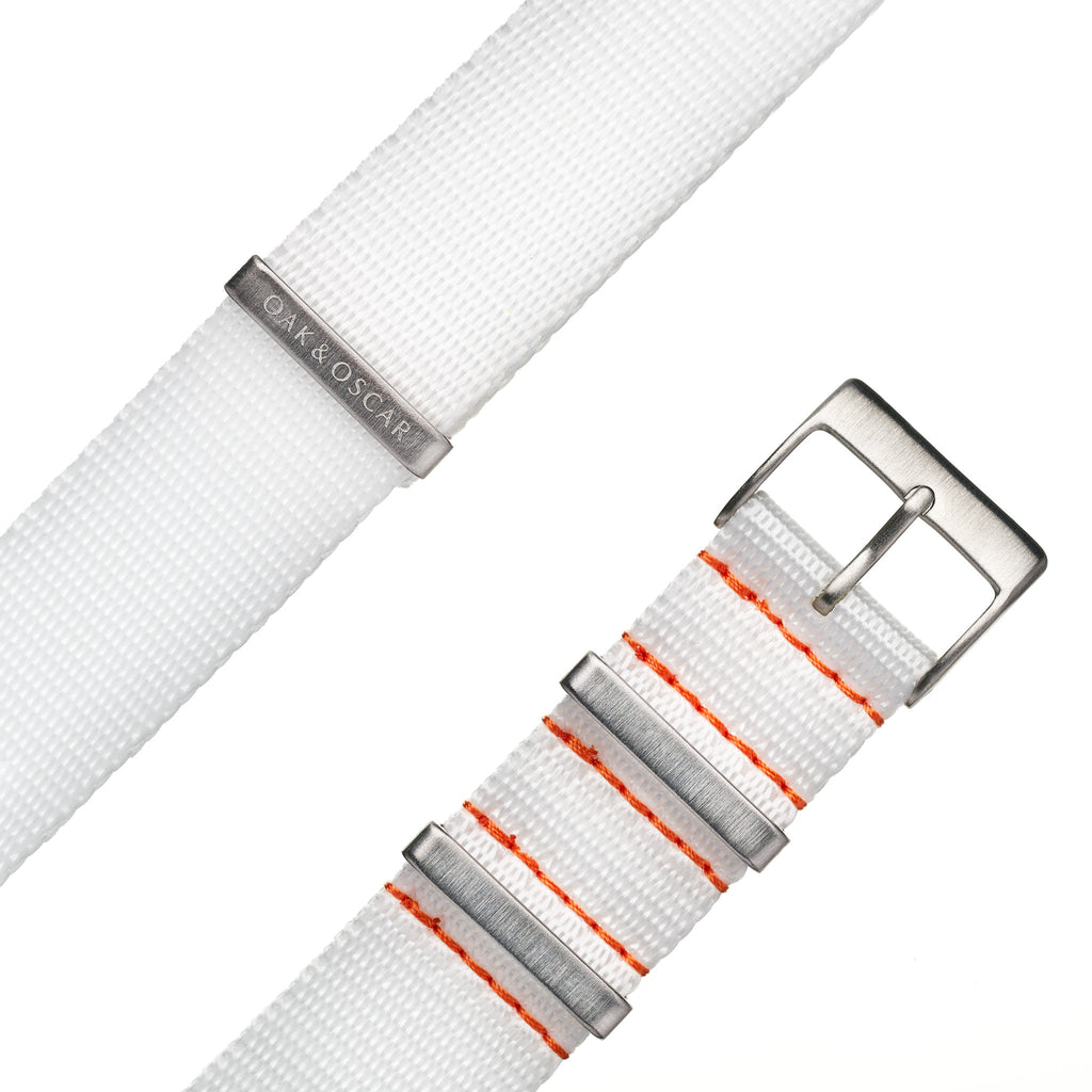 White Nylon Strap - 20mm