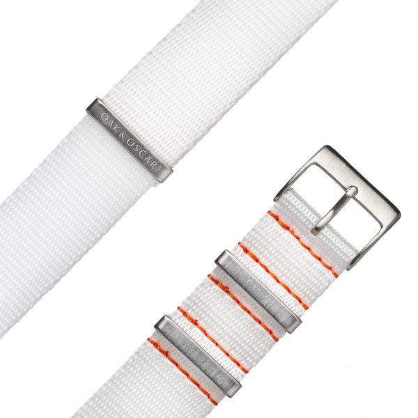 White Nylon Strap - 20mm